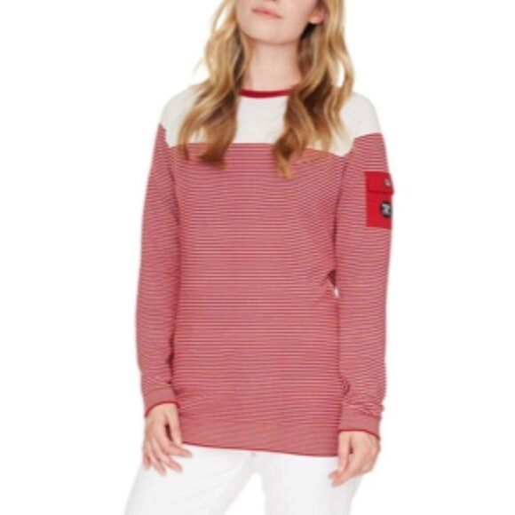 Barbour Red and White Striped Top - Picture 1 of 13